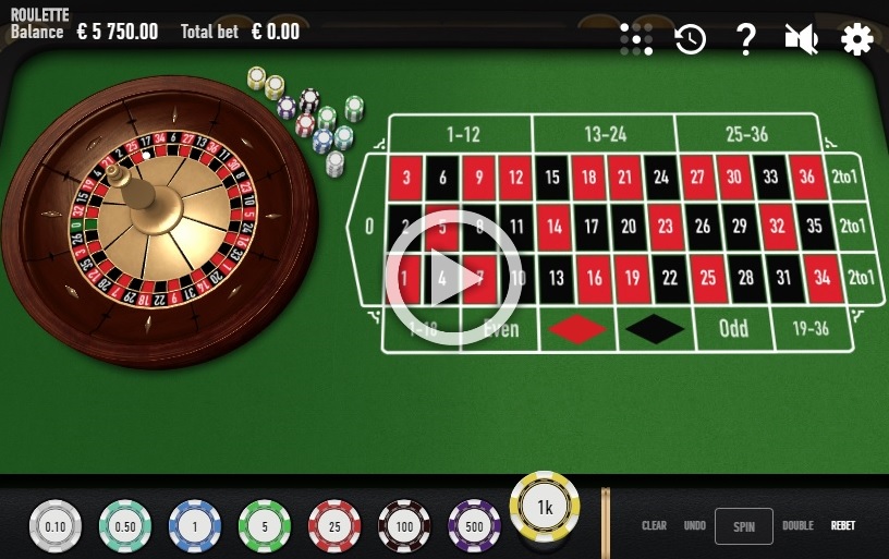 Играй в бесплатную европейскую рулетку