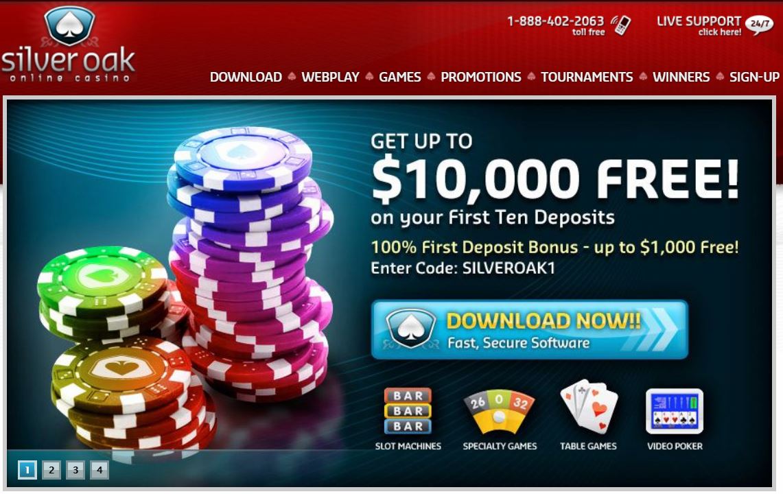 Silver Oak Casino Screenshot